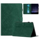 For Amazon Kindle Paperwhite 2021 Honeycomb Embossed Leather Smart Tablet Case(Green) - 1