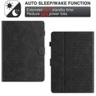 For Amazon Kindle Paperwhite 4 / 3 / 2 / 1 Honeycomb Embossed Leather Smart Tablet Case(Black) - 3