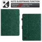 For Amazon Kindle Fire HD8 2017 / 2018 Honeycomb Embossed Leather Smart Tablet Case(Green) - 3