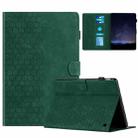 For Amazon Kindle Fire HD8 Plus 2022 Honeycomb Embossed Leather Smart Tablet Case(Green) - 1