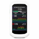 For Garmin Edge 1050 Half Pack Stopwatch Silicone Protective Case(White) - 1