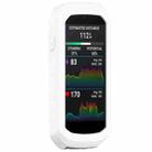 For Garmin Edge 1050 Half Pack Stopwatch Silicone Protective Case(White) - 2