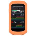 For Garmin Edge 1050 Half Pack Stopwatch Silicone Protective Case(Orange) - 1