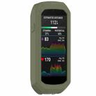 For Garmin Edge 1050 Half Pack Stopwatch Silicone Protective Case(Dark Green) - 2