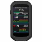 For Garmin Edge 1050 Half Pack Stopwatch Silicone Protective Case(Black) - 1