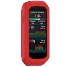 For Garmin Edge 1050 Half Pack Stopwatch Silicone Protective Case(Red) - 2