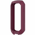 For Garmin Edge 1050 Half Pack Stopwatch Silicone Protective Case(Wine Red) - 3