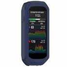 For Garmin Edge 1050 Half Pack Stopwatch Silicone Protective Case(Midnight Blue) - 2