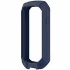 For Garmin Edge 1050 Half Pack Stopwatch Silicone Protective Case(Midnight Blue) - 3