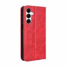 For Samsung Galaxy A16 5G Magnetic Buckle Retro Texture Leather Phone Case(Red) - 3