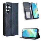 For Samsung Galaxy A16 5G Magnetic Buckle Retro Texture Leather Phone Case(Blue) - 1