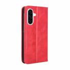 For Samsung Galaxy A56 5G Magnetic Buckle Retro Texture Leather Phone Case(Red) - 3