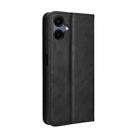 For Samsung Galaxy A06 5G Magnetic Buckle Retro Texture Leather Phone Case(Black) - 3