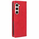 For Samsung Galaxy Z Fold6 Magnetic Buckle Retro Texture Leather Phone Case(Red) - 3