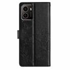 For HMD Pulse+ Butterflies and Flowers Leather Phone Case(Black) - 3