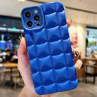 For iPhone 15 Pro Max 3D Grid TPU Phone Case(Blue) - 1