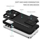 For Samsung Galaxy A55 5G Stereoscopic Holder Sliding Camshield Phone Case(Black) - 3
