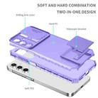 For Samsung Galaxy A16  4G / 5G Stereoscopic Holder Sliding Camshield Phone Case(Purple) - 3