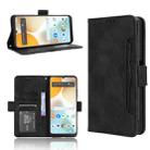 For BLU View 5 Pro Skin Feel Calf Texture Card Slots Leather Phone Case(Black) - 1