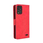 For BLU View 5 Pro Skin Feel Calf Texture Card Slots Leather Phone Case(Red) - 3