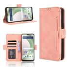 For BLU View 5 Skin Feel Calf Texture Card Slots Leather Phone Case(Pink) - 1