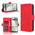 For BLU View 5 Skin Feel Calf Texture Card Slots Leather Phone Case(Red) - 1