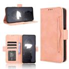 For HMD Fusion 5G Skin Feel Calf Texture Card Slots Leather Phone Case(Pink) - 1