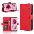 For HMD Skyline Skin Feel Calf Texture Card Slots Leather Phone Case(Red) - 1