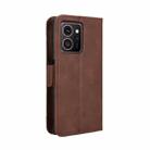 For HMD Skyline Skin Feel Calf Texture Card Slots Leather Phone Case(Brown) - 3