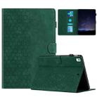 For Samsung Galaxy Tab S6 Lite P610 Honeycomb Embossed Leather Smart Tablet Case(Green) - 1