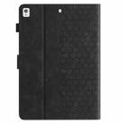 For Samsung Galaxy Tab A7 Lite T220 Honeycomb Embossed Leather Tablet Case(Black) - 3