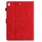 For Samsung Galaxy Tab A7 Lite T220 Honeycomb Embossed Leather Tablet Case(Red) - 3