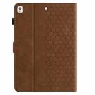 For Samsung Galaxy Tab A 10.1 2019 T510 Honeycomb Embossed Leather Tablet Case(Brown) - 3