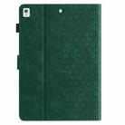 For Samsung Galaxy Tab A 10.1 2019 T510 Honeycomb Embossed Leather Tablet Case(Green) - 3