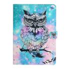 For iPad Pro 11 2024 Colored Drawing Pattern Flip Leather Smart Tablet Case(Owl) - 3