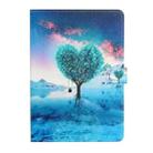 For iPad Pro 11 2024 Colored Drawing Pattern Flip Leather Smart Tablet Case(Tree) - 3