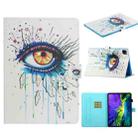 For iPad Pro 11 2024 Colored Drawing Pattern Flip Leather Smart Tablet Case(Eyes) - 1