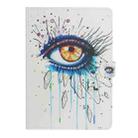 For iPad Pro 11 2024 Colored Drawing Pattern Flip Leather Smart Tablet Case(Eyes) - 3