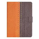 For iPad Pro 11 2024 Stitching Solid Color Flip Leather Smart Tablet Case(Orange) - 3