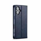 For iPhone 16 LC.IMEEKE RFID Anti-theft Leather Phone Case(Blue) - 3