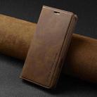 For iPhone 16 LC.IMEEKE RFID Anti-theft Leather Phone Case(Brown) - 2