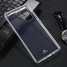 For Samsung Galaxy Note20 GOOSPERY JELLY Full Coverage Soft Case(Transparent) - 3