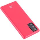 For Samsung Galaxy Note20 GOOSPERY JELLY Full Coverage Soft Case(Rose Red) - 2