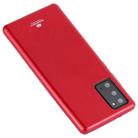 For Samsung Galaxy Note20 GOOSPERY JELLY Full Coverage Soft Case(Red) - 2