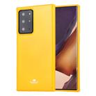 For Samsung Galaxy Note20 Ultra GOOSPERY JELLY Full Coverage Soft Case(Yellow) - 1