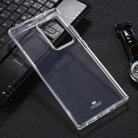 For Samsung Galaxy Note20 Ultra GOOSPERY JELLY Full Coverage Soft Case(Transparent) - 3