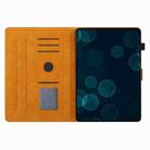 For iPad Pro 11 2024 Butterflies Embossed Leather Smart Tablet Case(Yellow) - 3