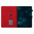 For iPad Pro 11 2024 Butterflies Embossed Leather Smart Tablet Case(Red) - 3