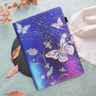 For iPad Pro 11 2024 Coloured Drawing Stitching Smart Leather Tablet Case(Butterfly) - 2