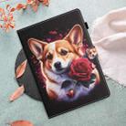 For iPad Pro 11 2024 Coloured Drawing Stitching Smart Leather Tablet Case(Corgi) - 2